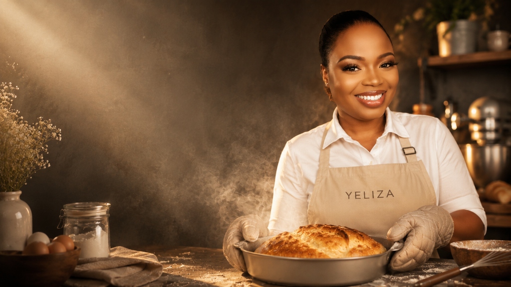 Yeliza Founder & Master Baker with Fresh Artisan Sourdough